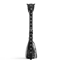 Le Cagole Xs Shoulder Bag Eiffel Tower with Rhinestones
