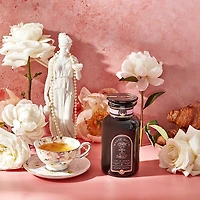 Magic Hour Almond Matcha Green Tea for Joy, 6 oz. Violet Glass Apothecary Jar