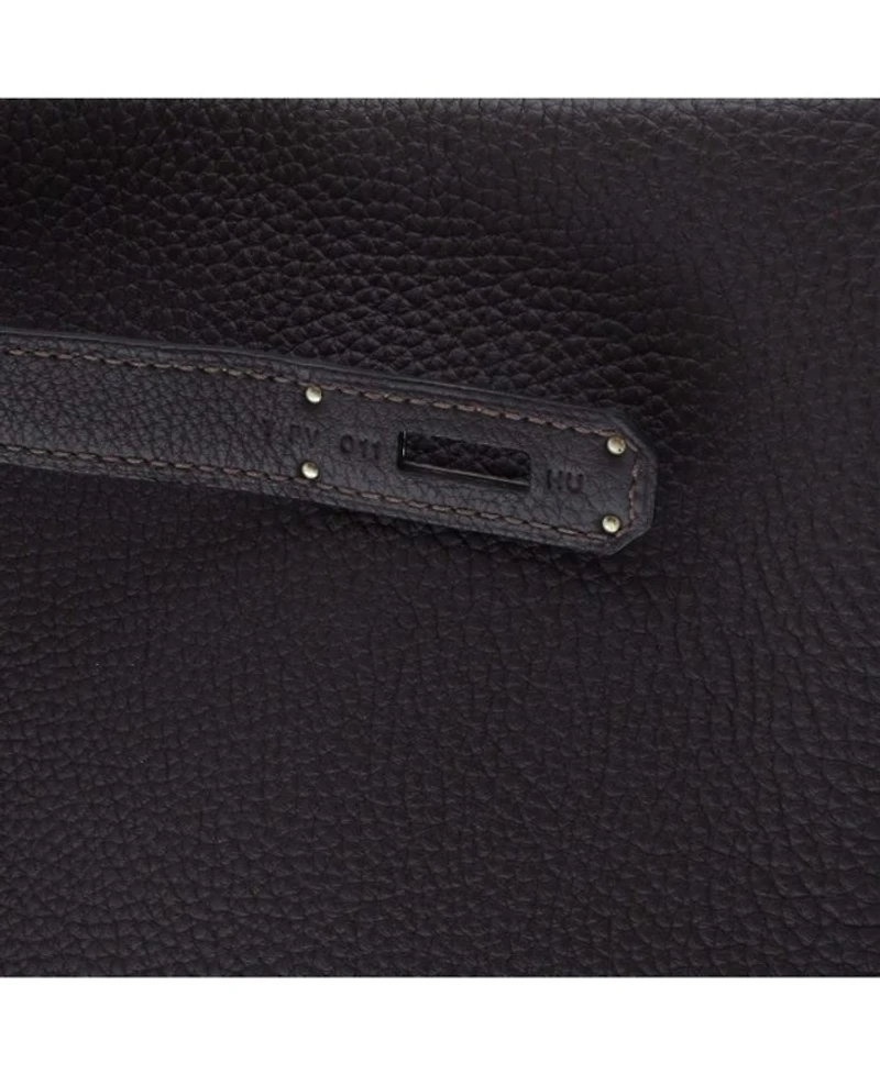 Birkin 30 Handbag Brown Togo with Palladium Hardware