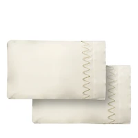 Dea Palm Beach Pelago Embroidery Pillowcase Pair, King