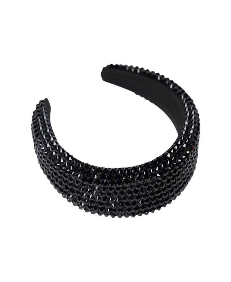 Girls' Colored Rhinestone Puff Headband - Kid