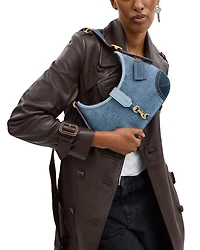 Denim Hamptons Hobo Bag