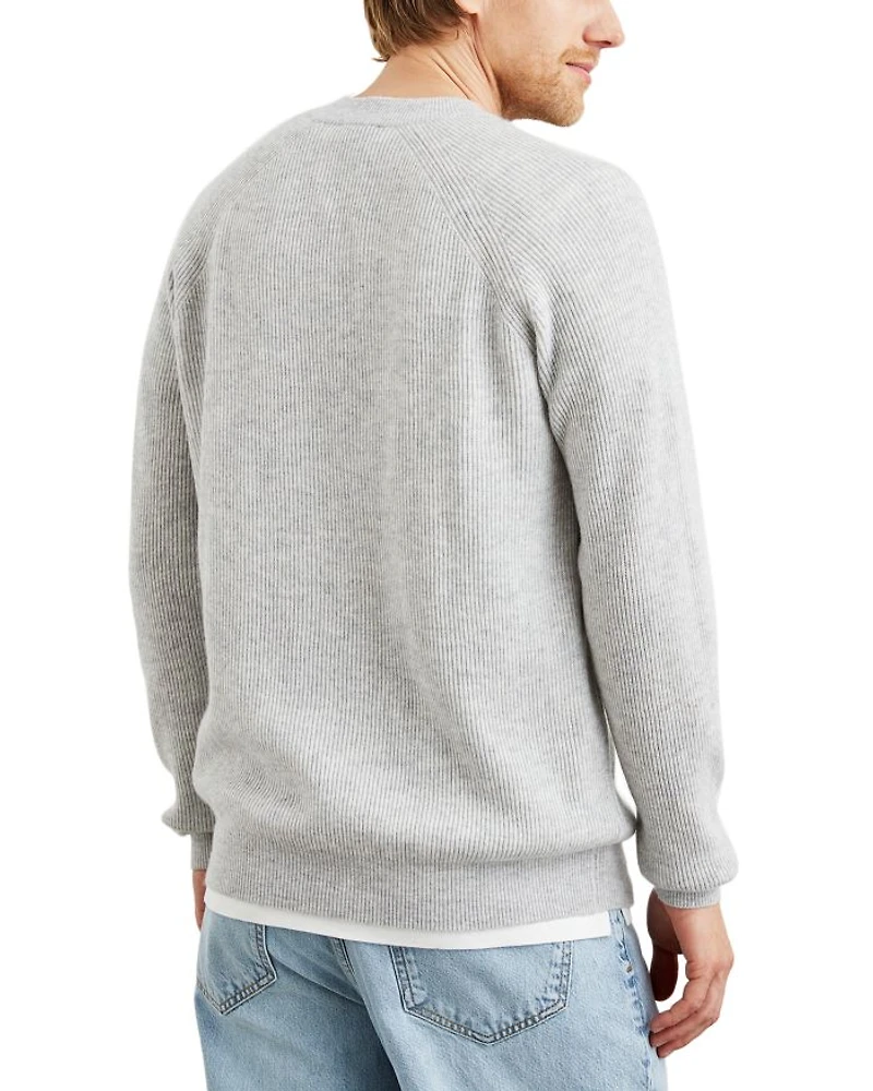 Ansel Textured V Neck Sweater