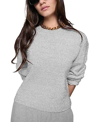 Rebecca Minkoff Henley Lurex Sweater