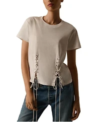 Lace Up T-shirt