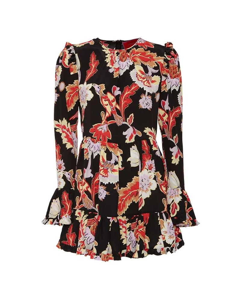 Short Visconti Dress Crepe De Chine