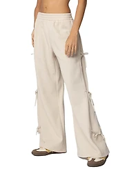 Edikted Claudette Baggy Ribbon Sweatpants