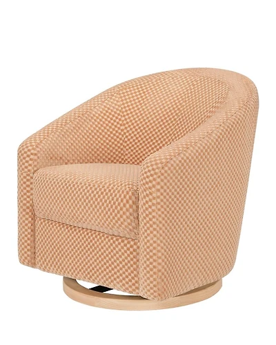 Madison Swivel Glider Velvet Checker