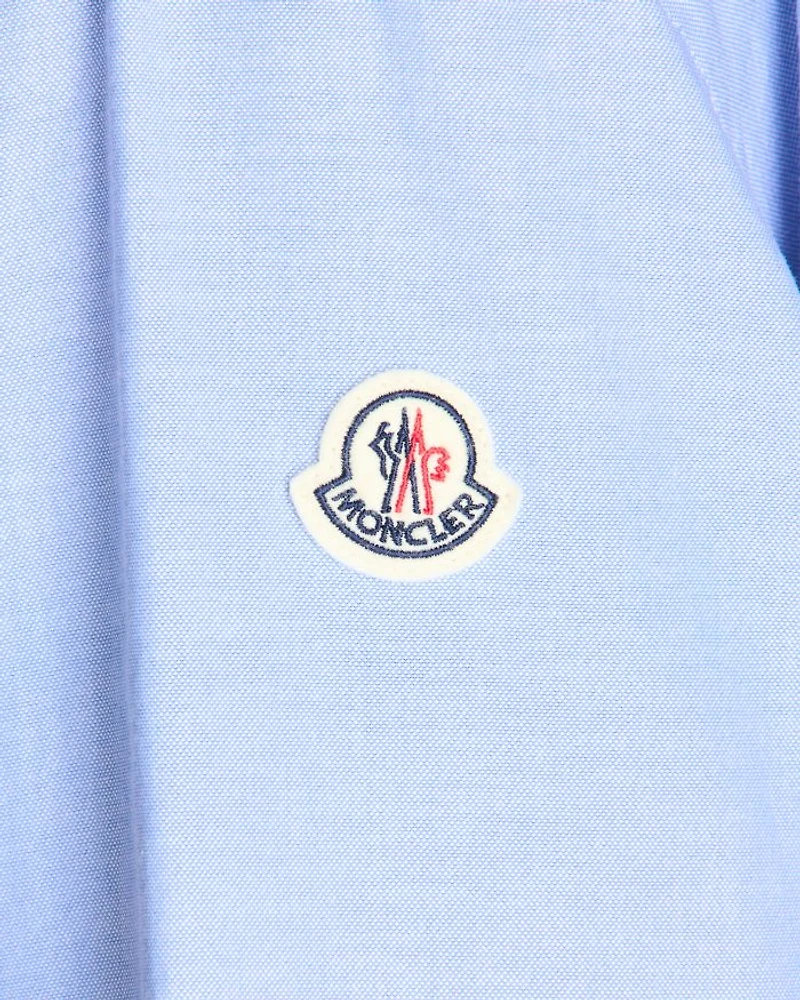 Cotton Embroidered Logo Button Down Shirt