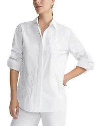 Lafayette 148 New York Baroque Embroidered Shirt