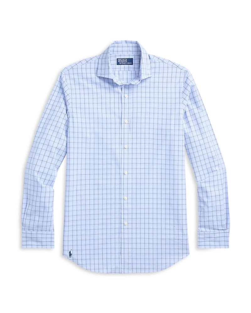 Classic Fit Checked Poplin Shirt