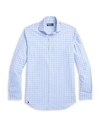 Classic Fit Checked Poplin Shirt