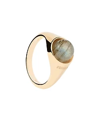 Pdpaola Women's Labradorite Moon Ring