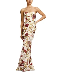 Dress the Population Paris Ruffled Dress