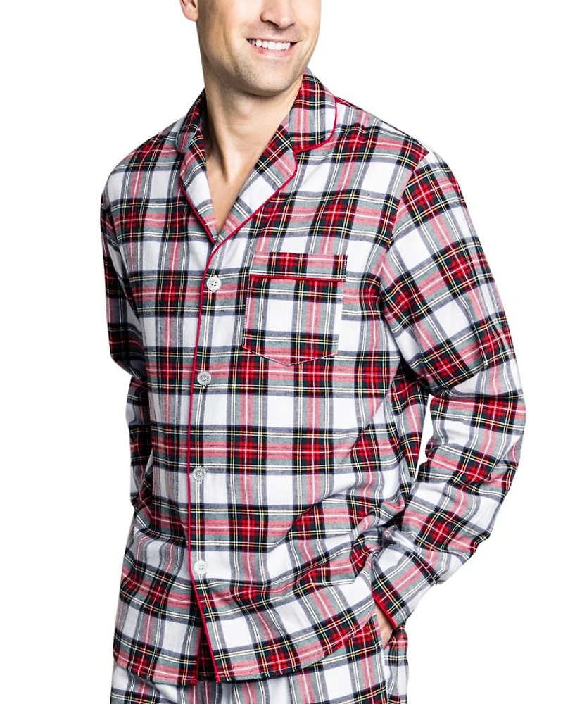 Brushed Cotton Twill Balmoral Tartan Pajama Set
