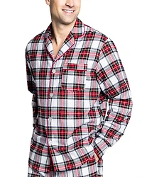 Brushed Cotton Twill Balmoral Tartan Pajama Set