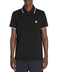 Moncler Tipped Short Sleeve Polo Shirt