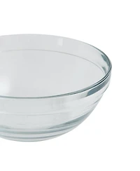 Small Clear Double Glass Bowl Pet Feeder