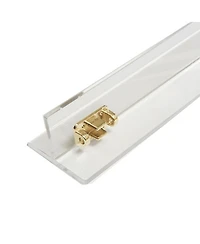 Wall Mounted Clear Pet Gate Zig Zag