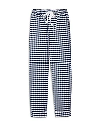 Brushed Cotton Twill Gingham Check Pajama Pants