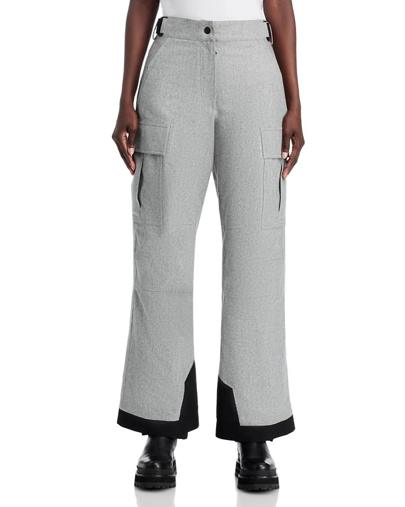 Padded Technical Wool Ski Pants