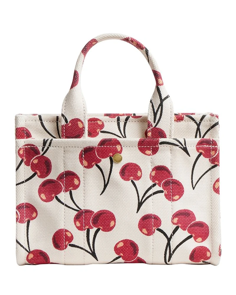 Cargo Tote Bag 20 with Cherry Print