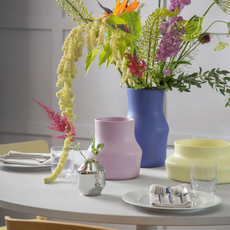 Dorotea Small Steel Vase