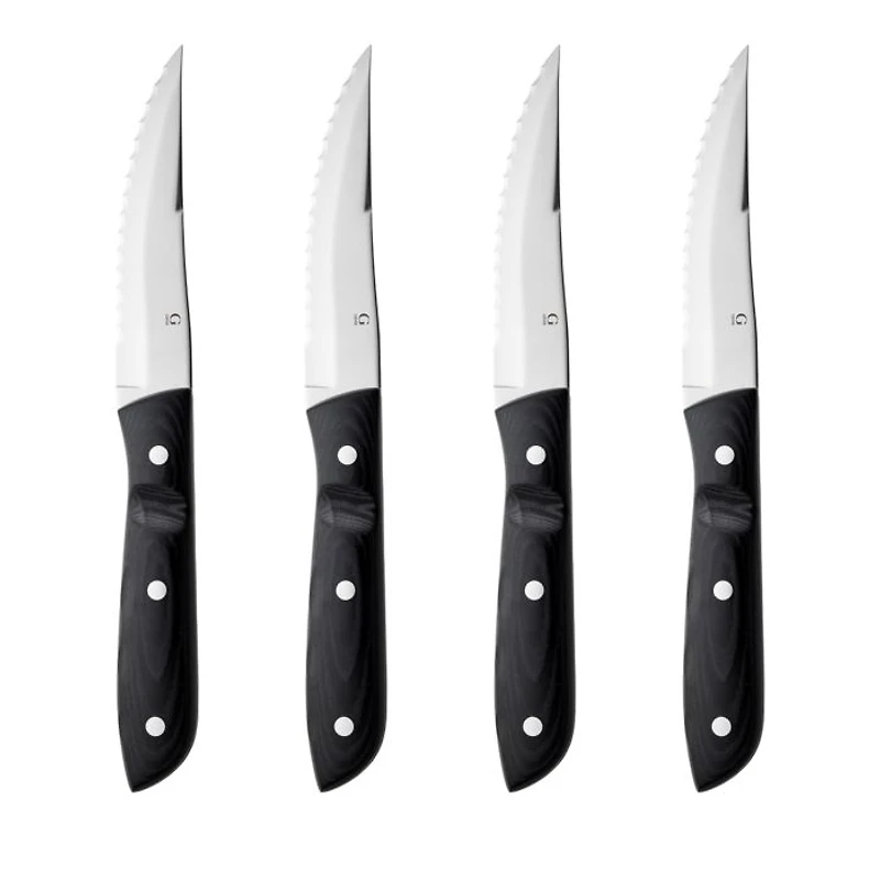 Old Farmer Micarta Steak Knives, Set of 4