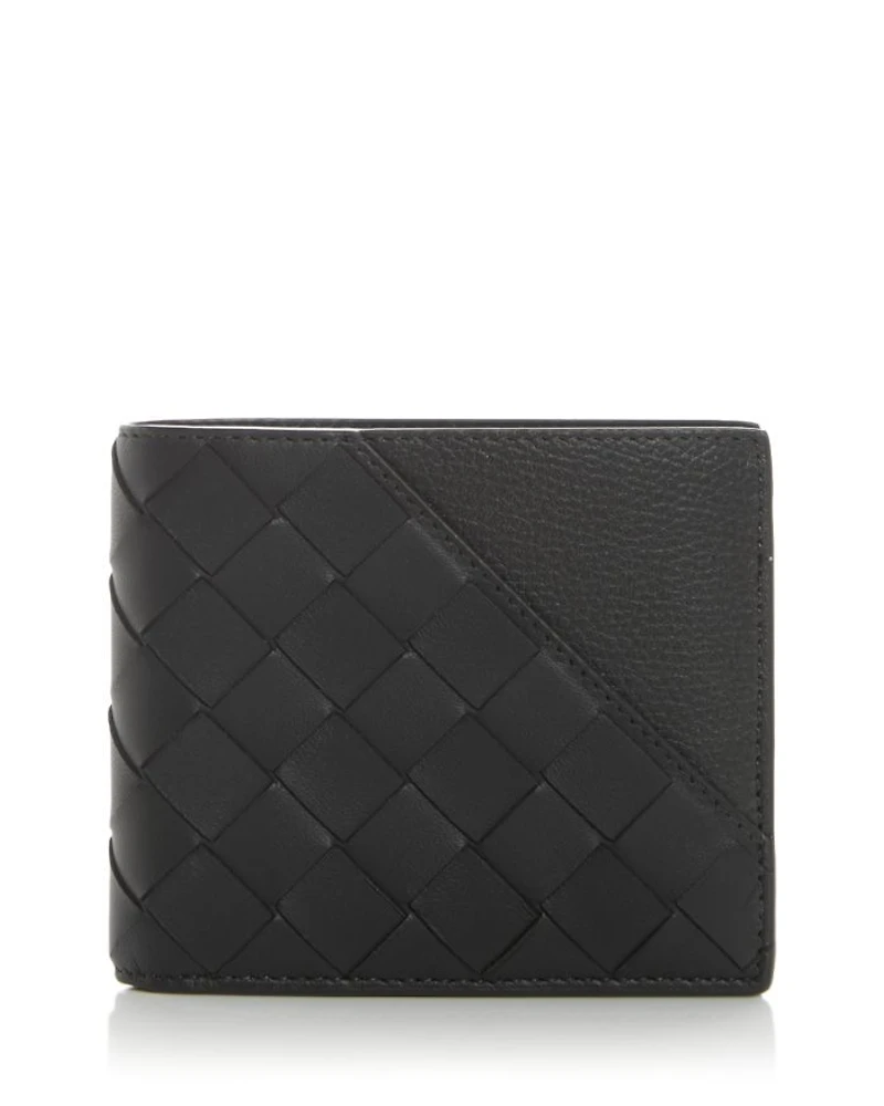 Intrecciato Leather Bifold Wallet