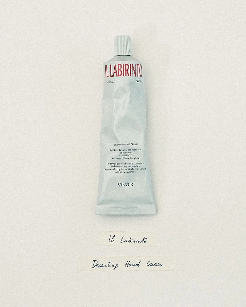 Decanting Perfume Hand Cream | Il Labirinto