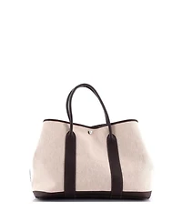Garden Party Tote Toile and Leather