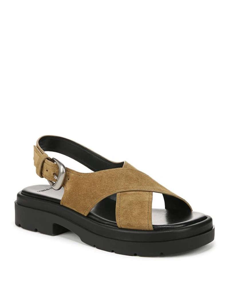Women's Helena Leather Flat Sandals