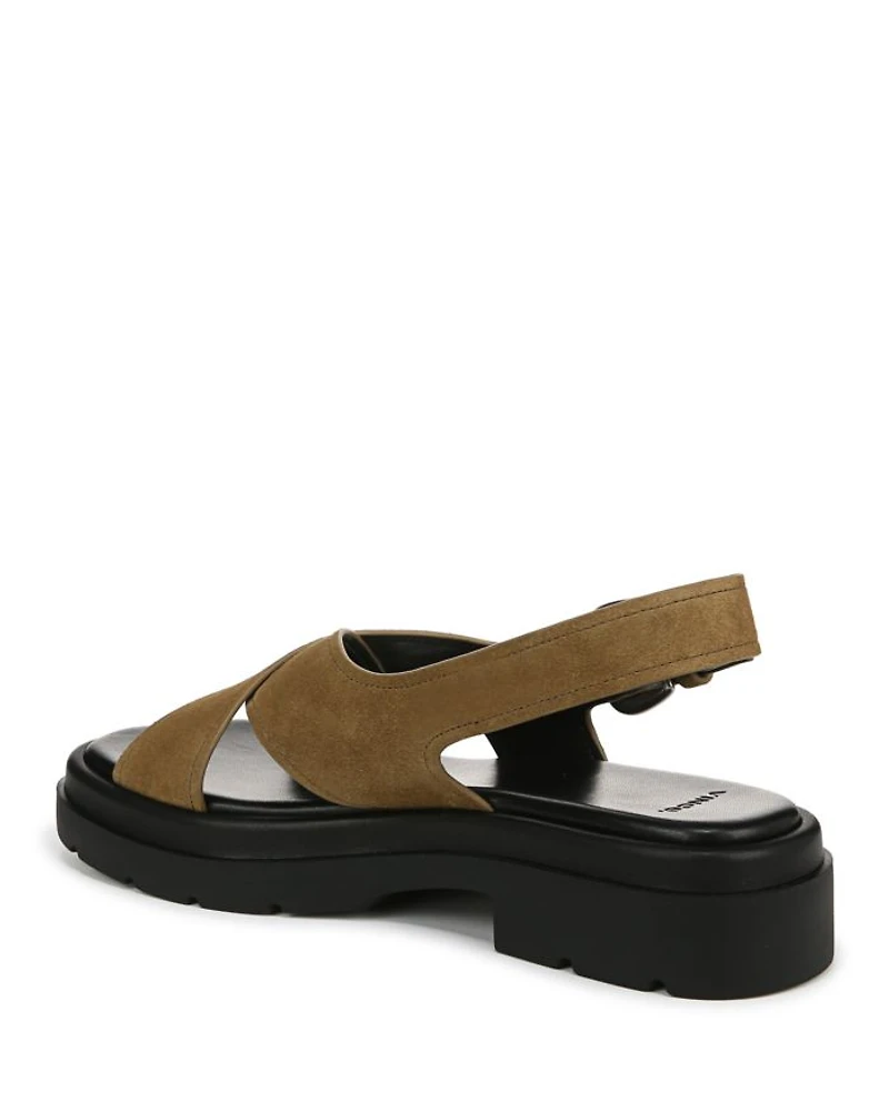 Women's Helena Leather Flat Sandals