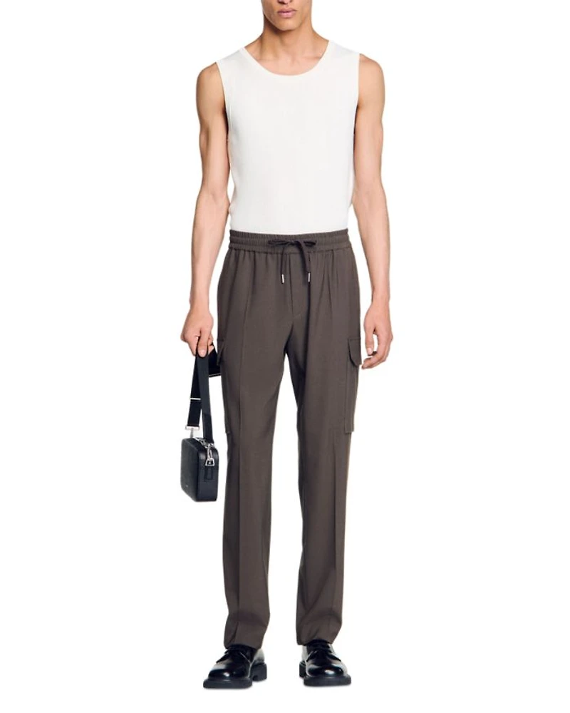 Elasticated Cargo Trousers