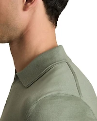Duchie Open Collar Merino Polo Shirt