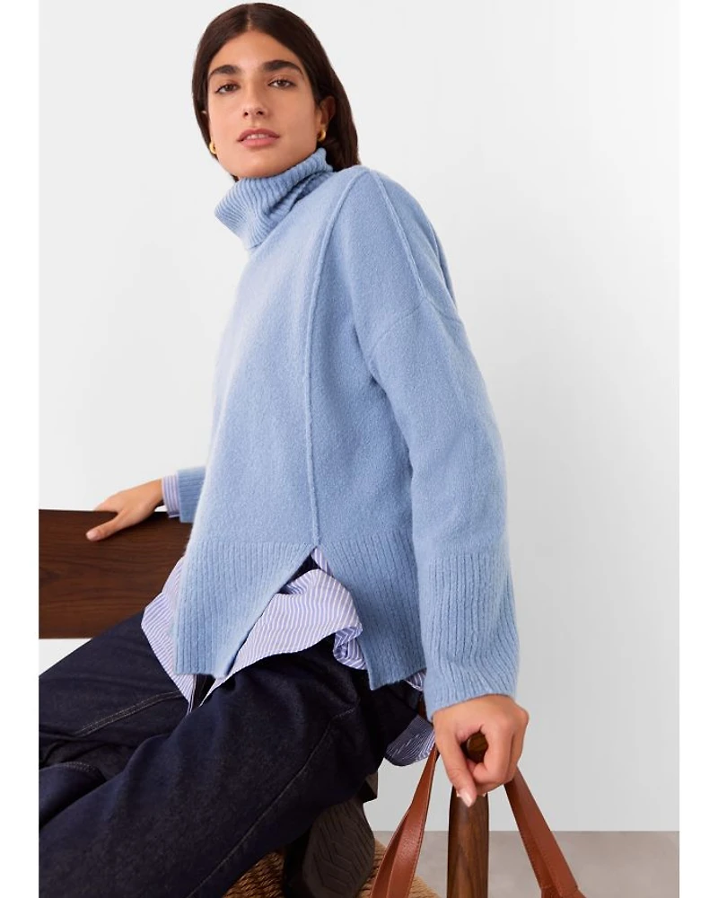 Roll Neck Knit Top