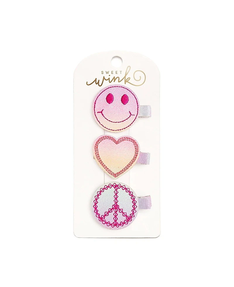 Sweet Wink Girls' Tie Dye Clip Set - Little Kid, Big Kid