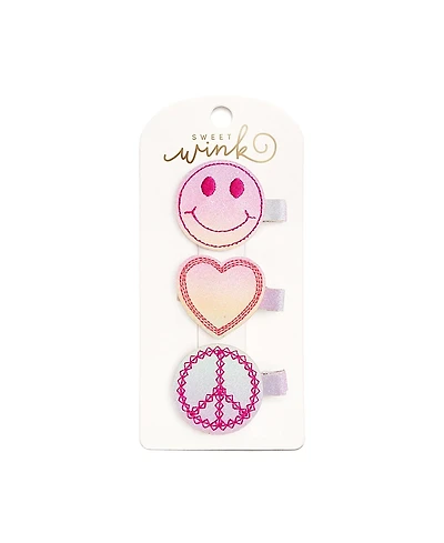 Sweet Wink Girls' Tie Dye Clip Set - Little Kid, Big Kid