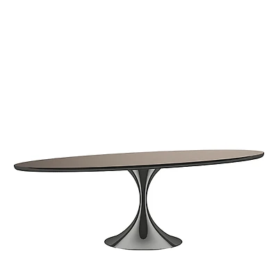Caracole Semper 96 Oval Dining Table - Deep Bronze