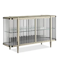 Caracole Stop and Stare Buffet Table - Whisper of Gold