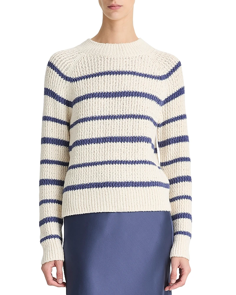 Vince Ribbed Striped Sweater