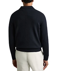 Tennant Wool Color Block Regular Fit Cardigan