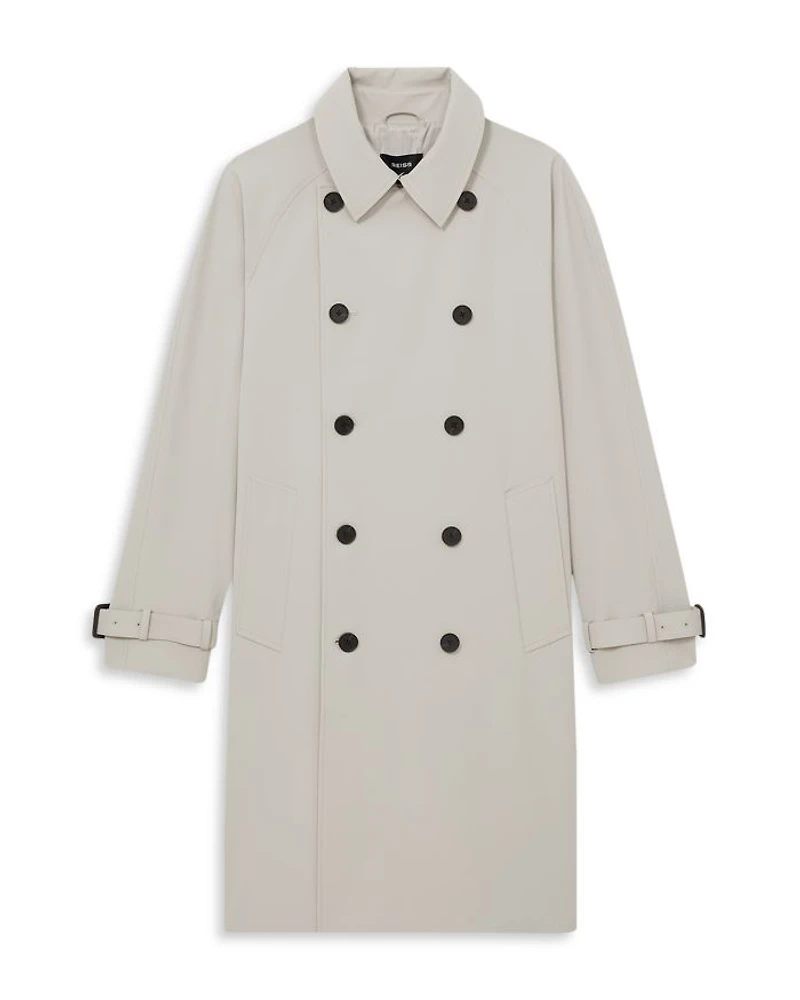 Scramble Nylon Blend Long Topcoat