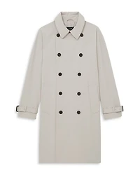 Scramble Nylon Blend Long Topcoat