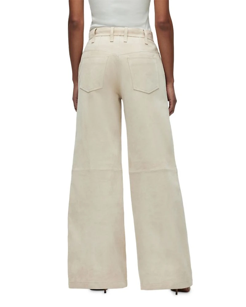 Jodie Wide Leg Suede Pants