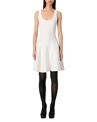 Sequin Embellished Knit Short Dress