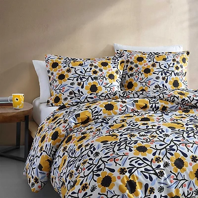 Marimekko Mykero Cotton Percale 3 Piece Comforter Set
