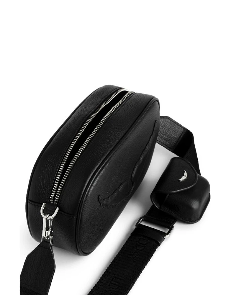 Rock With You Leather Camera Crossbody