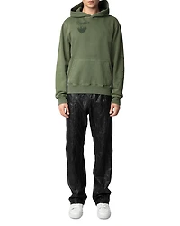 Sanchi Cotton Fleece Tattoo Printed Hoodie