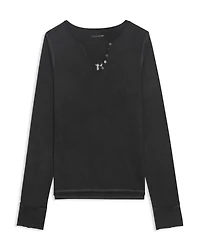 Tunisian Long Sleeve Tee